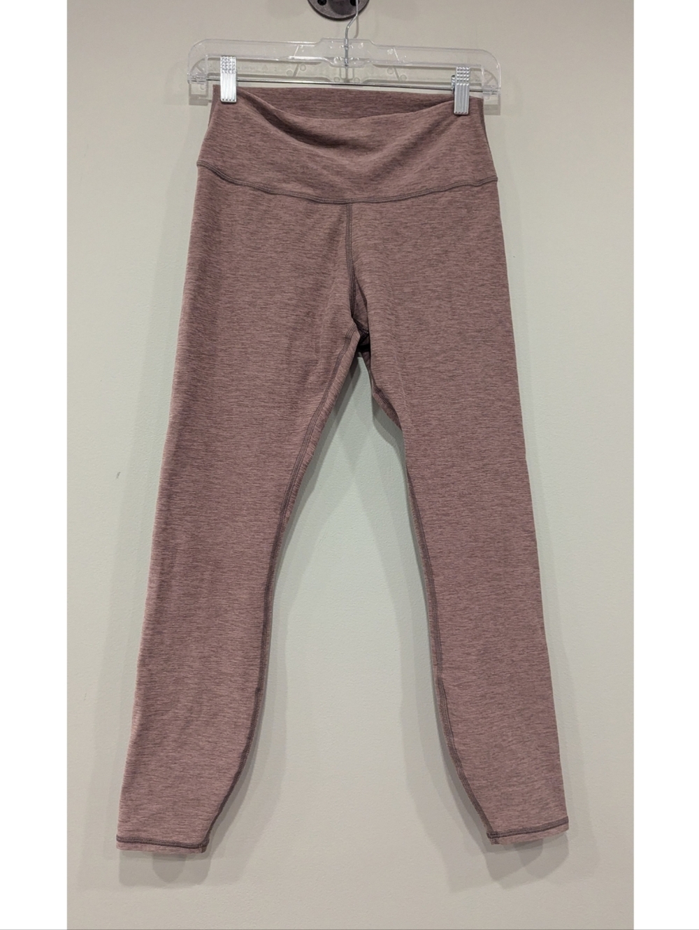 ALO Yoga Heathered Maroon Leggings Size Medium